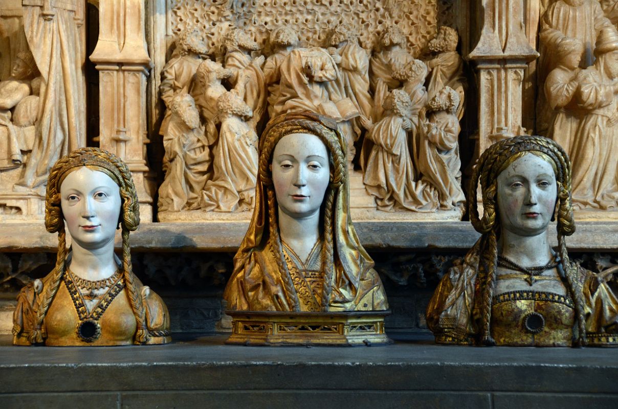 New York Cloisters 49 016 Boppard Room - Reliquary Bust of a Female Saint, Female Saint, and Saint Balbina